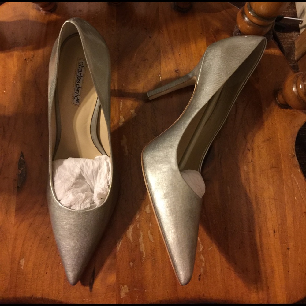 Silver heels
